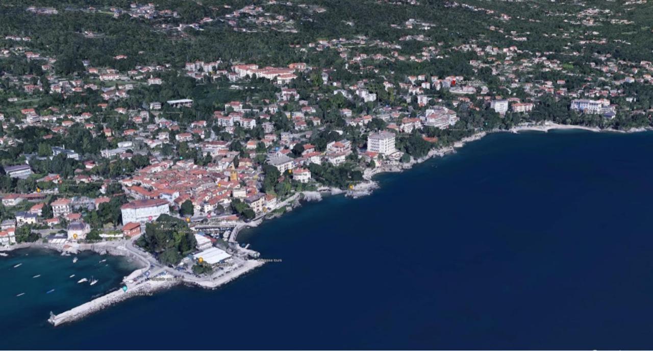 Apartment With Direct Sea View, Free Parking And Close To Beaches And Promenade Lovran Exterior foto
